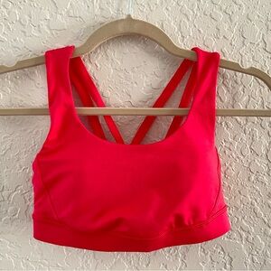 Lululemon Pink Sports Bra Size 4